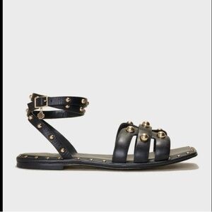 Maje black studded sandals. Size 40 . New in Box. Never worn